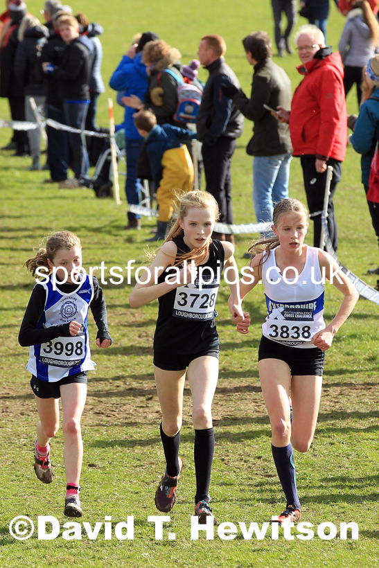 Girls Under-15s 2022 CAU Inter Counties Cross Country, Prestwold Hall, Loughborough.  Photo: David T. Hewitson/Sports for All Pics